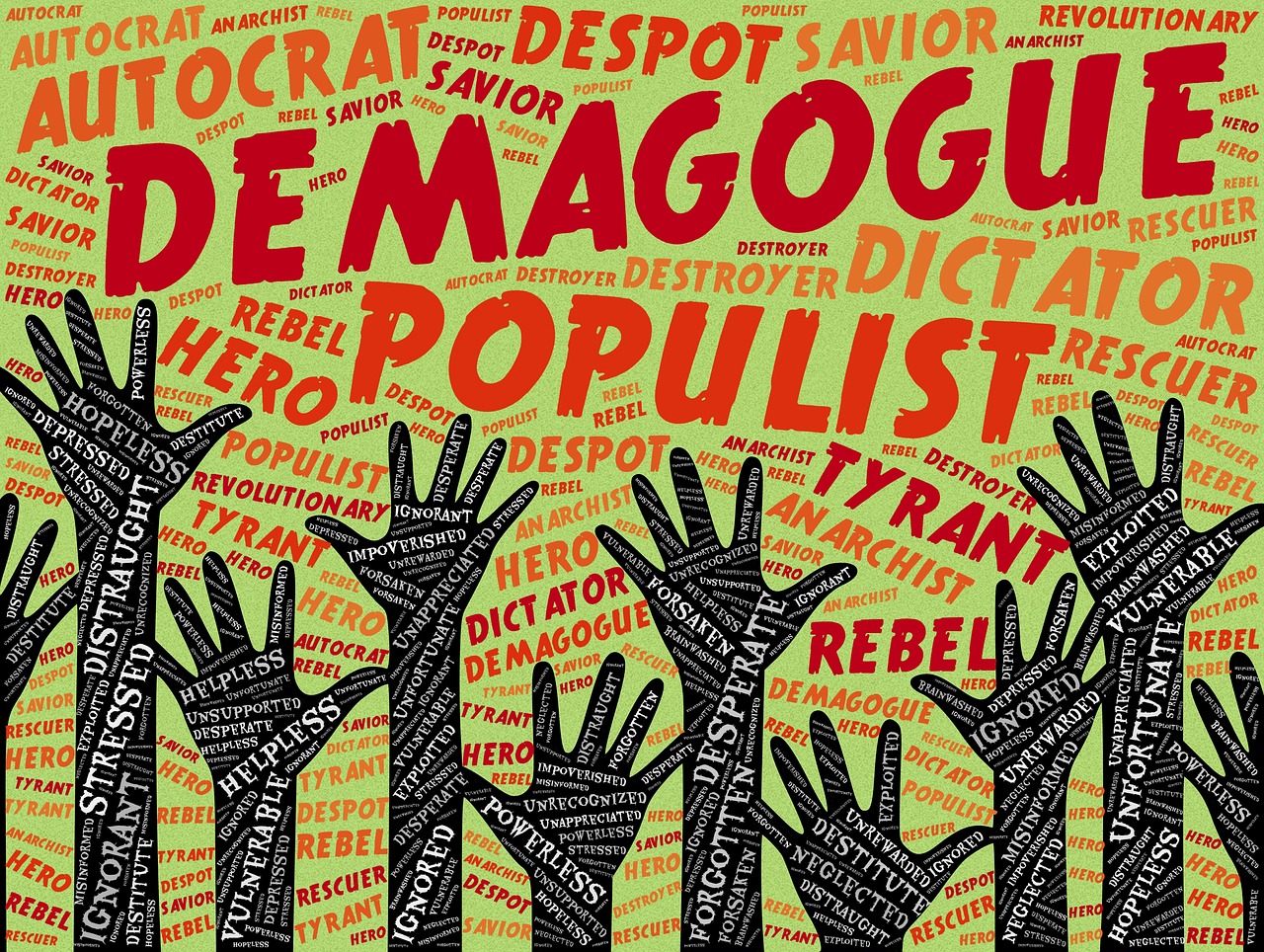 Immagine allegorica del termine populismo