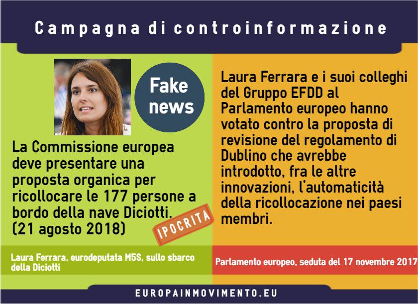 Campagna di controinformazione sull'Europa