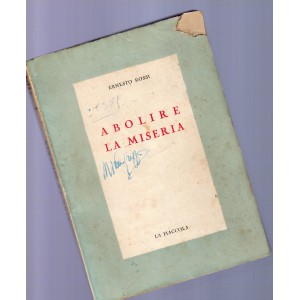 Abolire la miseria di Ernesto Rossi