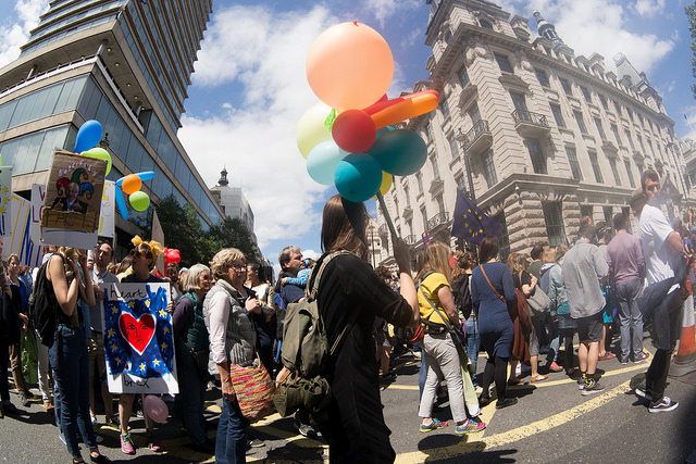 Manifestazione del 2 luglio a Londra dei pro eu