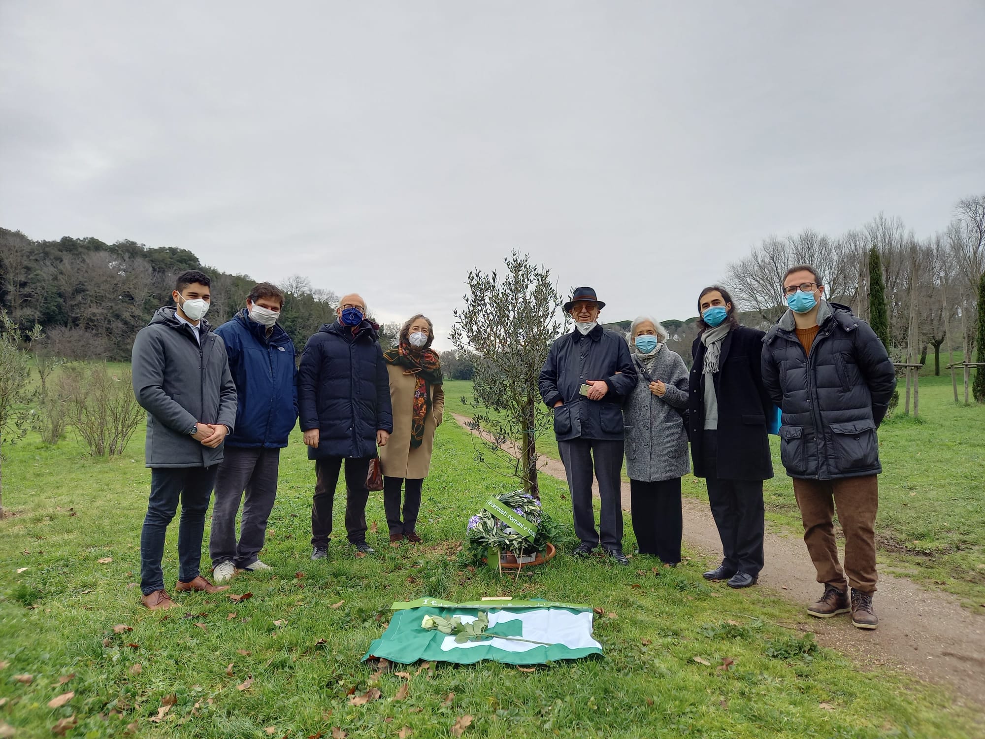 Giardino dei Giusti, Villa Doria Pamphilj, Roma 9 gennaio 2021