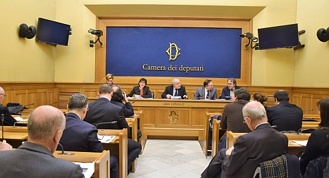 Conferenza stampa presentazione del patto, Roma 14 febbraio 2018 Conferenza stampa presentazione del patto, Roma 14 febbraio 2018