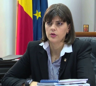 Laura Codruta Kovesi, la prima procuratrice europea, CC BY 3.0 - AGERPRES, cropped by Ionutzmovie - https://www.youtube.com/watch?v=u0dhLmUmEso