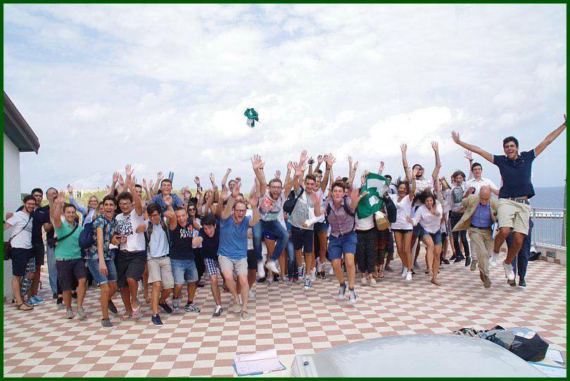 Il gruppo dei seminaristi di Ventotene 2015