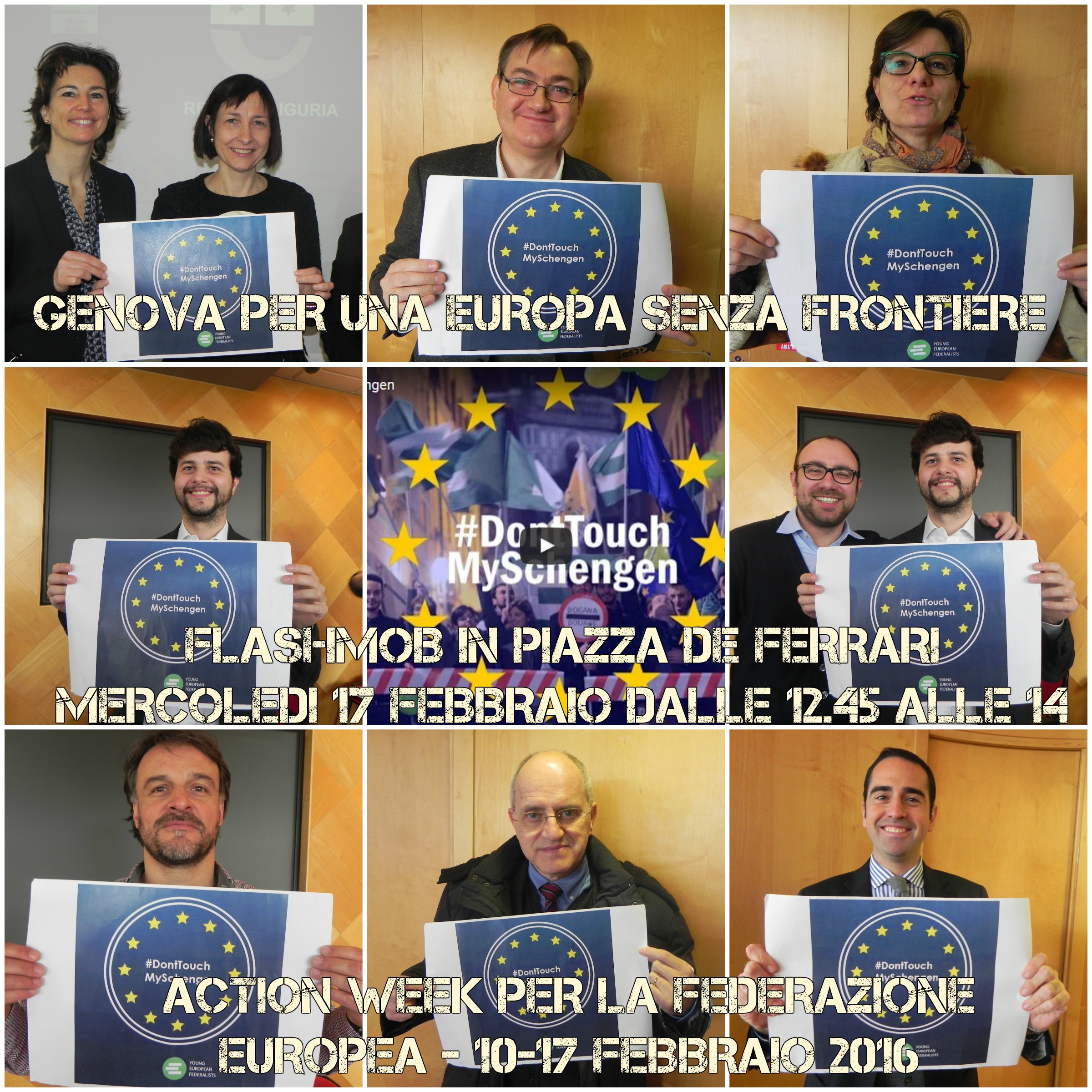 Prime adesioni al flashmob al Congresso Aiccre Liguria