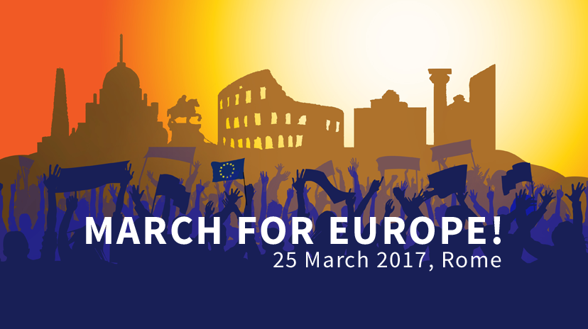 Marcia per l'Europa, 25 marzo 2017