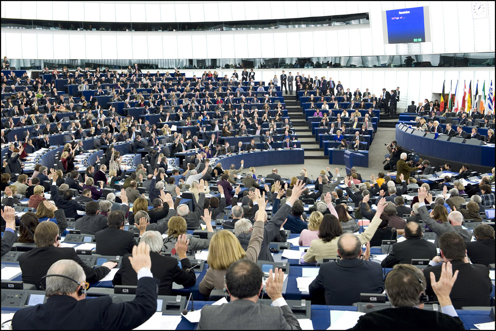 Parlamento europeo. Photo by David Iliff. License: CC-BY-SA 3.0 (wikipedia)